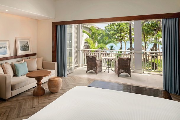 The St. Regis Le Morne Resort, Mauritius - Wohnbeispiel Ocean Haven Balcony Junior Suite (Zimmercodierungen JB3 & JH3)