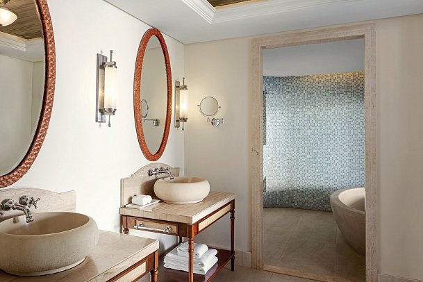 The St. Regis Le Morne Resort, Mauritius - Wohnbeispiel Peninsula Beach Access Suite (Zimmercodierungen WB3 & WH3)