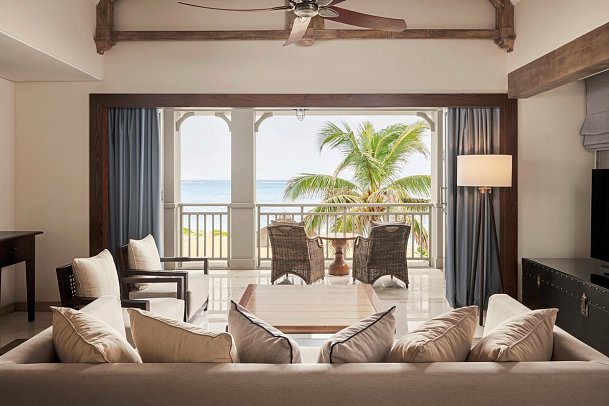 The St. Regis Le Morne Resort, Mauritius - Wohnbeispiel Le Morne Balcony Suite (Zimmercodierungen WB4 & WH4)