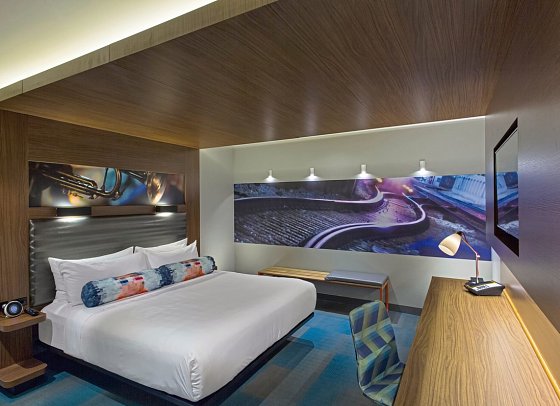 Aloft New Orleans Downtown - Wohnbeispiel King (Zimmercodierung UG2)