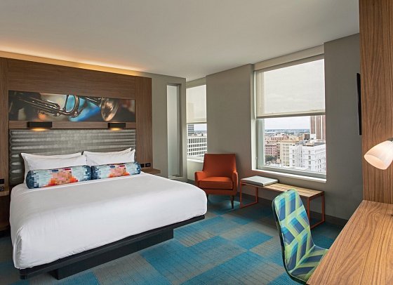 Aloft New Orleans Downtown - Wohnbeispiel King (Zimmercodierung UG2)