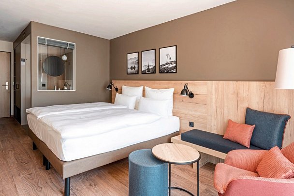 aja Garmisch-Partenkirchen - Wohnbeispiel Doppelzimmer (Zimmercodierungen DB1 & DBB)