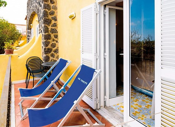 Terme Principe - Wohnbeispiel Doppelzimmer mit Balkon (Zimmercodierung DG2)
