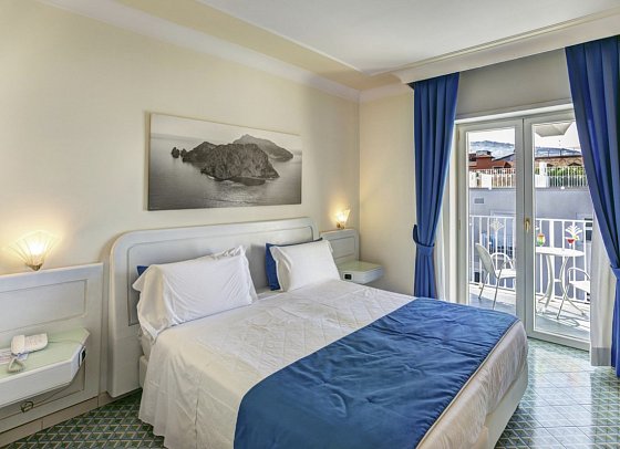 Grand Hotel Riviera - Wohnbeispiel Doppelzimmer Gartenblick (Zimmercodierung D1G)