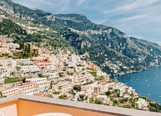 Conca d'Oro - Beispiel Balkon Doppelzimmer Deluxe Meerblick (Zimmercodierung DDM)
