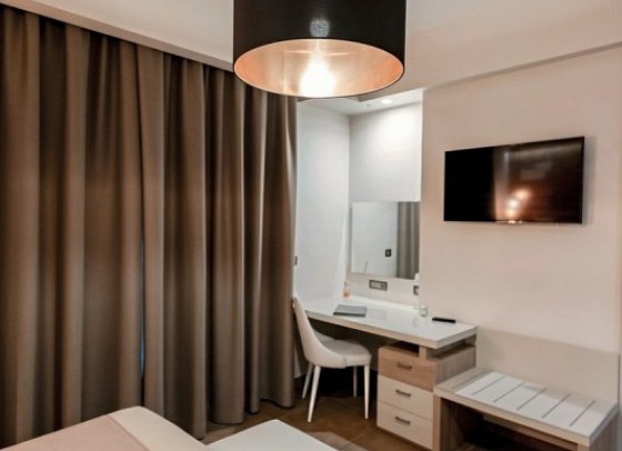 Pietra di Luna - Wohnbeispiel Doppelzimmer Deluxe seitl. MeerblicK (Zimmercodierung DD1)