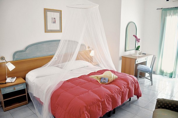 Casa Rosa Terme - Wohnbeispiel Doppelzimmer Meerblick (Zimmercodierung D1M)