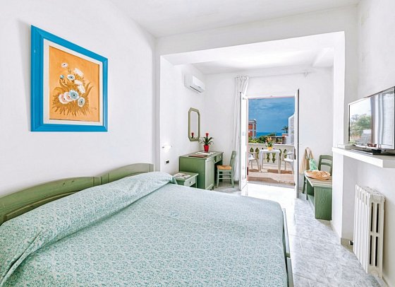 Galidon Wellness Park & Spa - Wohnbeispiel Doppelzimmer Meerblick (Zimmercodierung D1M)