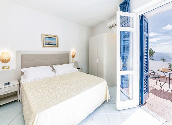 Grazia alla Scannella - Wohnbeispiel Doppelzimmer Superior Meerblick (Zimmercodierung DSM)