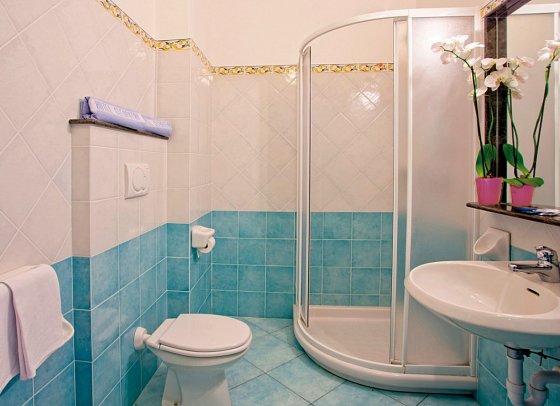 Cleopatra - Beispiel Bad Doppelzimmer (Zimmercodierungen DB1 & DP1)