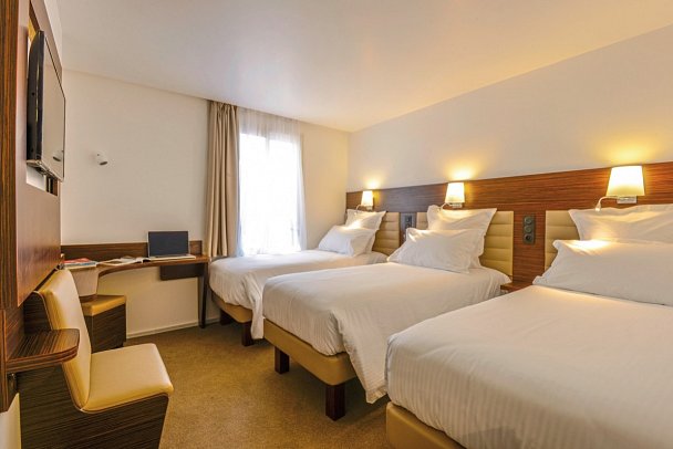 Hotel Monsigny Nice - Wohnbeispiel Dreibettzimmer (Zimmercodierung TB1)