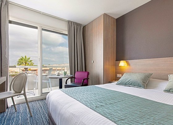 Best Western Plus Hôtel La Marina - Wohnbeispiel Standard Balkon
