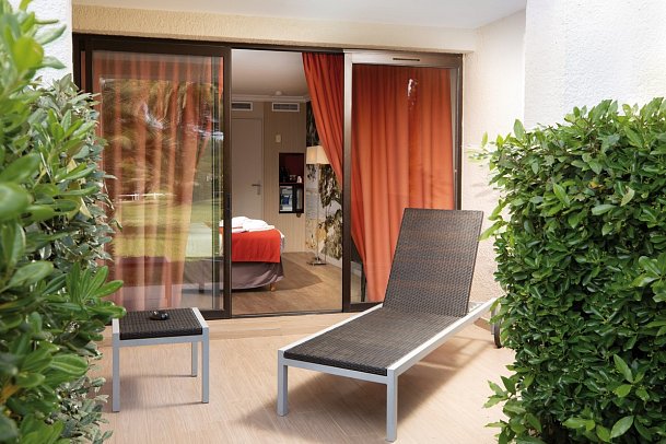 SOWELL HÔTELS St. Tropez - Wohnbeispiel Doppelzimmer Superior (Zimmercodierung DS1)