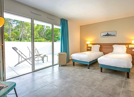 SOWELL HÔTELS La Plage - Wohnbeispiel Doppelzimmer Superior (Zimmercodierung DS1)