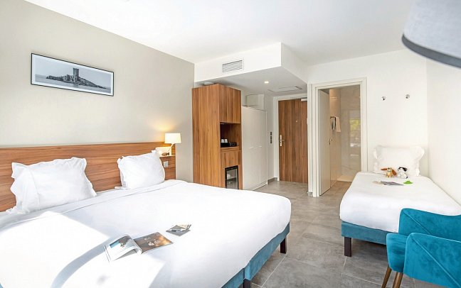 SOWELL HÔTELS La Plage - Wohnbeispiel Doppelzimmer Superior (Zimmercodierung DS1)