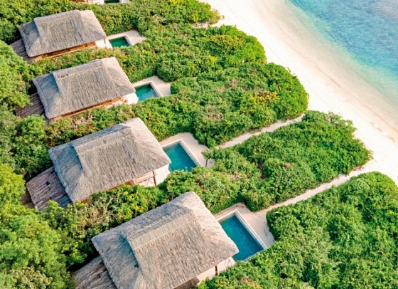 Six Senses Ninh Van Bay - Wohnbeispiel Beachfront Pool Villa (Zimmercodierungen VBO & VIM)
