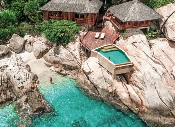 Six Senses Ninh Van Bay - Wohnbeispiel Rock Pool Villa (Zimmercodierung VB3)