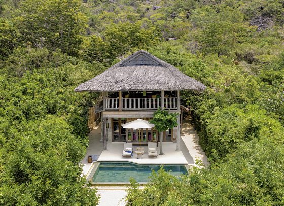 Six Senses Ninh Van Bay - Wohnbeispiel Beachfront Pool Villa (Zimmercodierungen VBO & VIM)