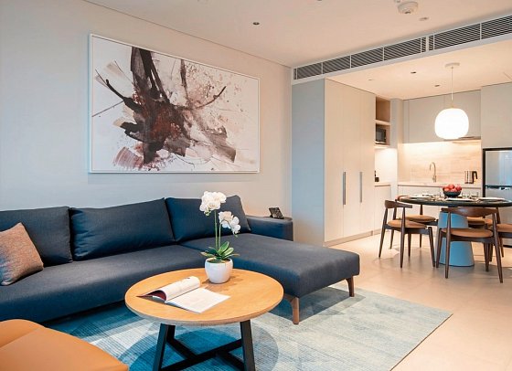 Alma Resort Cam Ranh - Wohnbeispiel 1 BR Suite with Terrace Ocean View (Zimmercodierung W1M)