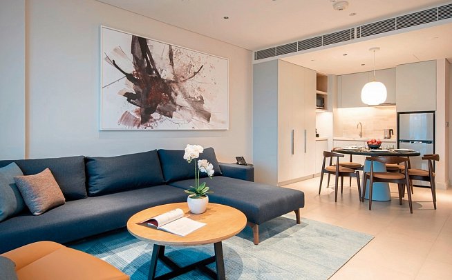 Alma Resort Cam Ranh - Wohnbeispiel 1 BR Suite with Terrace Ocean View (Zimmercodierung W1M)