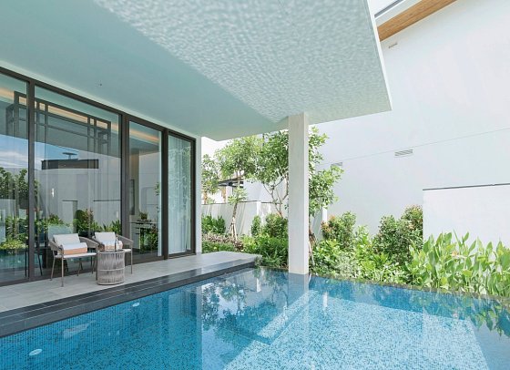 Villa Le Corail Gran Meliá - Wohnbeispiel Lagoon Villa 1 Bedroom (Zimmercodierung VBR)