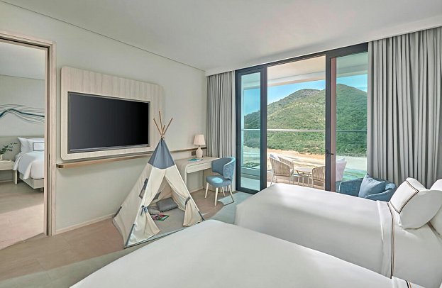 Meliá Aurea Nha Trang - Wohnbeispiel Deluxe Connection (Zimmercodierungen UD2 & UD1)