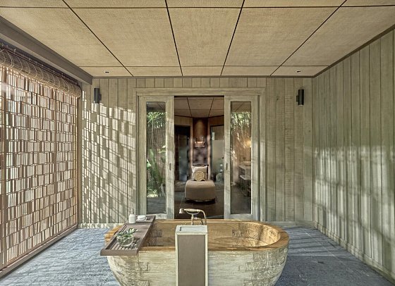An Lam Retreats Ninh Van Bay - Badbeispiel Jungle Rock Villa (Zimmercodierung VB1)