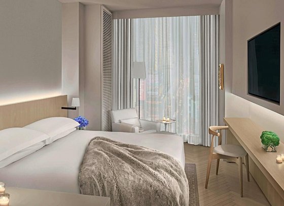 The Times Square EDITION - Wohnbeispiel Superior Times Square View Guestroom (Zimmercodierung US1)