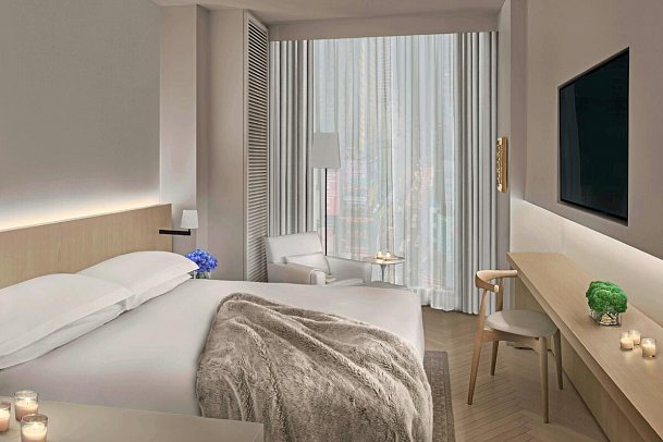The Times Square EDITION - Wohnbeispiel Superior Times Square View Guestroom (Zimmercodierung US1)