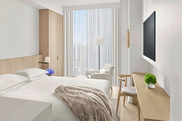 The Times Square EDITION - Wohnbeispiel Guest Room 1 Queen Bed (Zimmercodierung DB1)