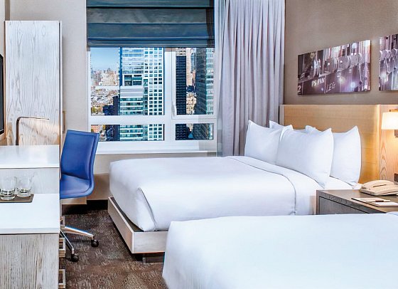 Doubletree by Hilton New York Times Square West - Wohnbeispiel 2 Double Beds Standard (Zimmercodierung UG3)