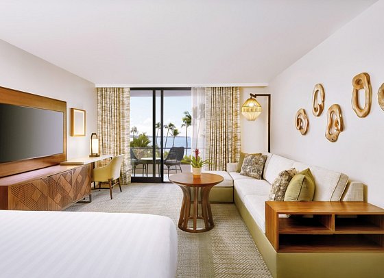 Hyatt Regency Maui Resort and Spa - Wohnbeispiel Ocean View 1 King Bed (Zimmercodierungen U2M & U1M)