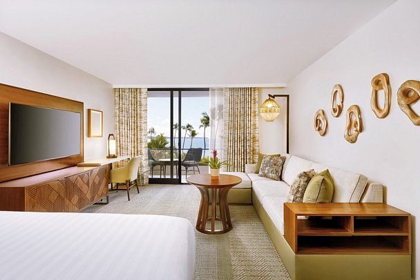 Hyatt Regency Maui Resort and Spa - Wohnbeispiel Ocean View 1 King Bed (Zimmercodierungen U2M & U1M)