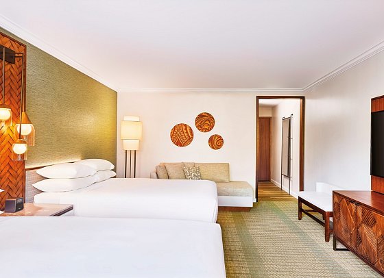 Hyatt Regency Maui Resort and Spa - Wohnbeispiel 2 Queen Beds (Zimmercodierungen U3M, U3O, U4B, U4M, U4O, UG4 & UP4)