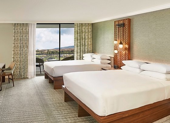 Hyatt Regency Maui Resort and Spa - Wohnbeispiel Golf-Mountain View 2 Queen Beds (Zimmercodierungen U3B & U4B)
