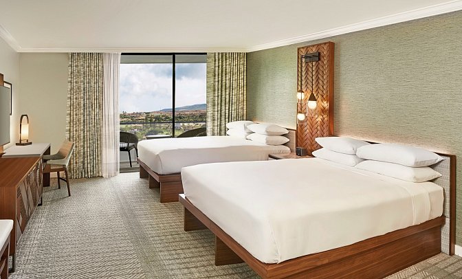 Hyatt Regency Maui Resort and Spa - Wohnbeispiel Golf-Mountain View 2 Queen Beds (Zimmercodierungen U3B & U4B)