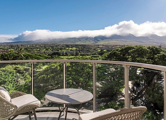 The Westin Maui Resort & Spa, Kaanapali - Beispiel Balkon Kukahi Tower Aina View (Zimmercodierungen UI1B, U2B, U3B, U4B & UBB)