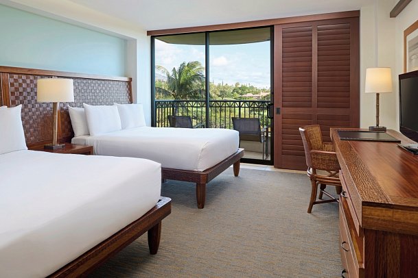 Royal Lahaina Resort & Bungalows - Wohnbeispiel Standard Room Tower (Zimmercodierungen UP1, UG1, UG2 & UG3)