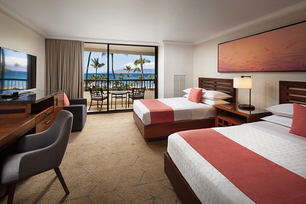 Sheraton Maui Resort & Spa - Wohnbeispiel Moana Ocean Front (Zimmercodierung UBO/U4O/U5O/U6O/U7O)