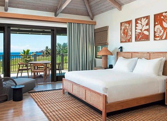 Hana-Maui Resort - Wohnbeispiel 1 King Bed Ocean Front Bungalow (Zimmercodierung B20.B30)