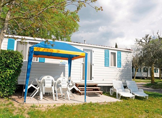 Camping S'Ena Arrubia (by Happy Camp) - Wonbeispiel Mobilheim Happy Easy (Zimmercodierung CG1)