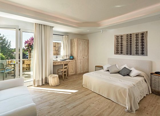Grand Relais dei Nuraghi - Wohneispiel Juniorsuite (Zimmercodierung JB1)
