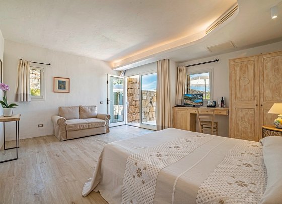 Grand Relais dei Nuraghi - Wohneispiel Juniorsuite (Zimmercodierung JB1)