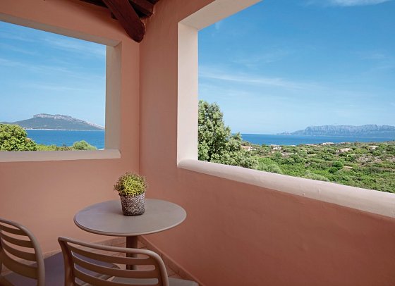 VOI Colonna Village - Wohnbeispiel Doppelzimmer Meerblick (Zimmercodierung D1M)