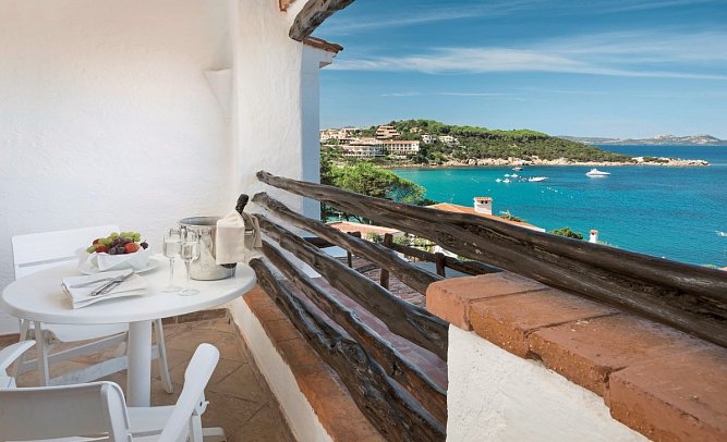 Hotel La Bisaccia - Wohnbeispiel Doppelzimmer Classic Meerblick Haupgebäude (Zimmercodierung D1M)