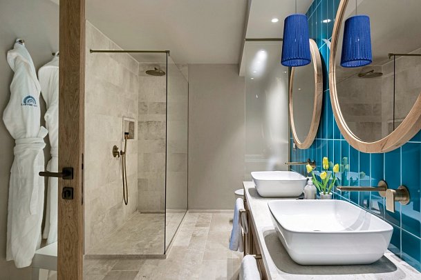 Hotel La Bisaccia - Wohnbeispiel Suite Gartenblick Nebengeäude (Zimmercodierung W1G)