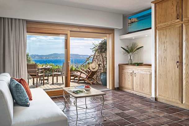 Capo d`Orso Hotel Thalasso & SPA - Wohnbeispiel Juniorsuite Executive Meerblick (Zimmercodierung JTM)