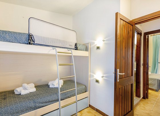 Club Hotel Residence Baiaverde - Wohnbeispiel Appartement Gold 2 Schlafzimmer (Zimmercodierung OB2)