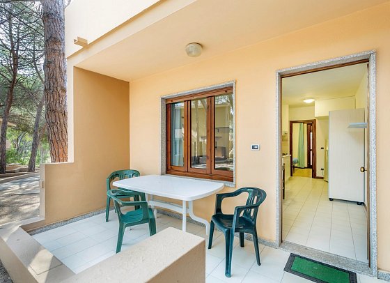 Club Hotel Residence Baiaverde - Wohnbeispiel Appartement Silber (Zimmercodierungen AB1 & OB1)