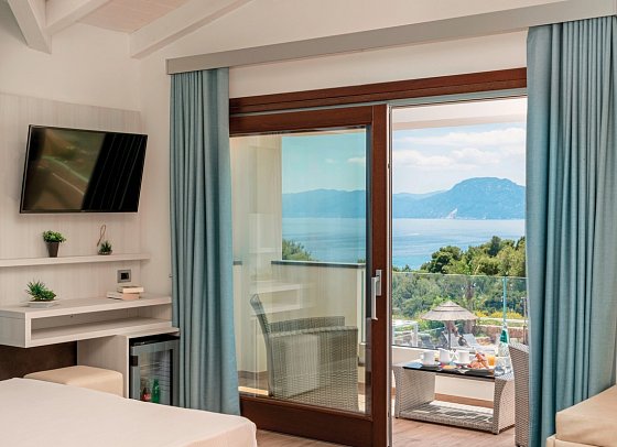 Hotel I Ginepri - Wohnbeispiel Doppelzimmer Superior Meerblick (Zimmercodierung DSM)